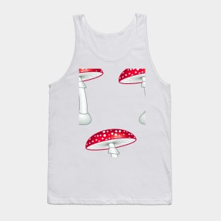 Amanita muscaria pattern Tank Top